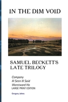 In the Dim Void: Samuel Beckett's Late Trilogy: Company, Ill Seen Ill Said and Worstward Ho 1861718888 Book Cover