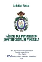 GÉNESIS DEL PENSAMIENTO CONSTITUCIONAL DE VENEZUELA 9803654160 Book Cover