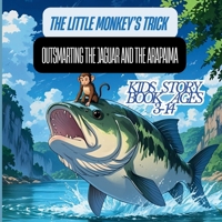 The Little Monkey's Trick: Outsmarting the Jaguar and the Arapaima: Kids Story Book B0FL484B38 Book Cover