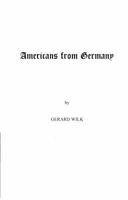 Americans from Germany (Max Kade German-American Center, Indiana University-Purdue University at Indianapolis and Indiana German Heritage Society, Inc. (Series).) 1880788063 Book Cover