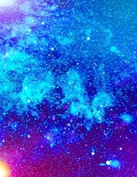 Sketch Book: Notebook for Drawing, Writing, Painting, Sketching or Doodling, 110 Pages, 8.5x11 (Premium Deep space Cover) 1655162330 Book Cover