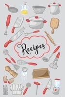 Recipes: Make Your Own Recipe book - My Best Recipes And Blank Recipe Book Journal For Personalized Recipes. 1696815096 Book Cover