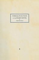 Form and Function in the Diary Novel 1349102113 Book Cover