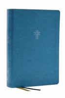 NKJV, The Bible Study Bible, Leathersoft, Turquoise, Comfort Print: A Study Guide for Every Chapter of the Bible 078525336X Book Cover