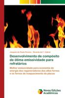 Desenvolvimento de compósito de ótima emissividade para refratários: Melhor emissividade para economia de energia dos regeneradores dos altos fornos e ... reaquecimento de placas 6202178523 Book Cover