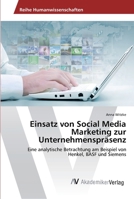 Einsatz Von Social Media Marketing Zur Unternehmensprasenz 3639626842 Book Cover