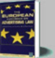 European Handbook on Advertising Law 1859412874 Book Cover