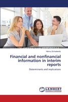 Financial and nonfinancial information in interim reports: Determinants and implications 3838301870 Book Cover