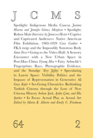 Journal of Cinema and Media Studies, vol. 64, no. 2 1607858932 Book Cover