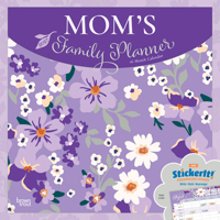 Mom's Family Planner 2027 12 X 24 Inch (Hanging) Monthly Square Wall Calendar Matte Paper and Sticker Sheet Plastic-Free B0GH8PVRJL Book Cover