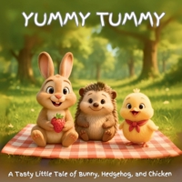 Yummy Tummy: A Tasty Little Tale of Bunny, Hedgehog, and Chicken B0FGPG1J33 Book Cover