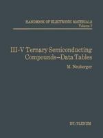 III-V Ternary Semiconducting Compounds-Data Tables 1468461672 Book Cover