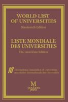 World List of Universities / Liste Mondiale Des Universites 134903830X Book Cover