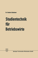 Studientechnik f�r Betriebswirte 3409392416 Book Cover