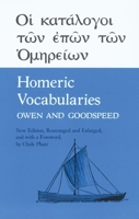 Homeric Vocabularies: Greek and English Word List for the Study of Homer 0806108282 Book Cover