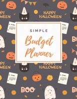 Simple Budget Planner: 12 Month Budget Planner Money Saving Challenge Monthly Bill Tracker Simple Budget Tracker Expense Tracker Happy Planner Notebook Monthly Money Goals Tracker 1697573339 Book Cover