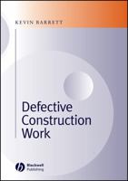 Defective Construction Work 063205929X Book Cover