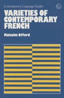 Varieties of Contemporary French 0333432495 Book Cover