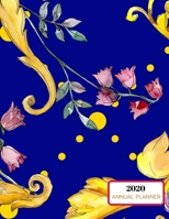 2020 Annual Planner: Blue Watercolor Daily, Weekly, Monthly, Yearly Organizer Agenda Increase Productivity Schedule, To Do List, Notes, Calendar 8.5 x 11 1692757830 Book Cover