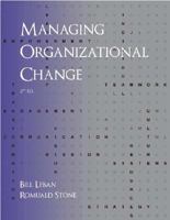 Managing Organizational Change 0470897163 Book Cover