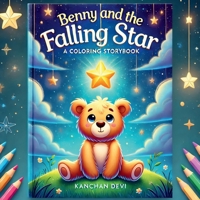 Benny and the Falling Star: Colouring Story Book B0DZJB6PP4 Book Cover