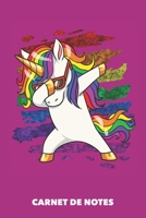 Carnet de Notes: Danse de la licorne A5 petits carreaux - 120 pages pour fans de licorne (French Edition) 1686539827 Book Cover