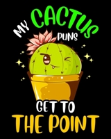 My Cactus Puns Get To The Point: My Cactus Puns Get To The Point Winking Plant 2020-2021 Weekly Planner & Gratitude Journal (110 Pages, 8" x 10") ... Moments of Thankfulness & To Do Lists 1676018069 Book Cover