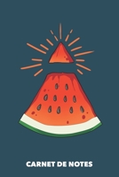 Carnet de Notes: Vibe d'été A5 petits carreaux - 120 pages pour les gens à la mode (bleu marine) (French Edition) 1687861161 Book Cover