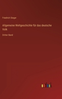 Allgemeine Weltgeschichte Fur Das Deutsche Volk 3368441264 Book Cover