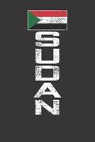 Notebook: Sudan Sudanese Africa Flag Dot Grid 6x9 120 Pages 1081742526 Book Cover