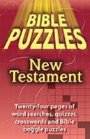 Bible Puzzles New Testament: E4686 - Crosswords & Crostic Puzzles 1593173652 Book Cover