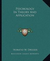 Psychology In Theory And Application 1417951818 Book Cover
