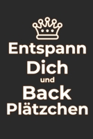 Entspann Dich Und Back P�tzchen: Meine Backrezepte zu Weihnachten I 120 Linierte cremefarbende Seiten I DIN A5 1691070289 Book Cover