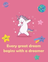 Great dreams - Unicorn Journal and Notebook : for Girls Blank 120 Lined Pages Book Perfect for journal and notes (8.5 x 11): 8.5x11 journal for ... notebook (kids cartoon unicorn themed book) 1672890055 Book Cover