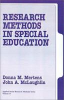 Research Methods in Special Education 0803948093 Book Cover