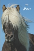 My Notes: Notebook Horse | Size 6" x 9", 100 Pages | Trend and Original | Convenient to rate Ideas 1674460236 Book Cover