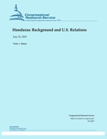 Honduras: Background and U.S. Relations 1503009181 Book Cover