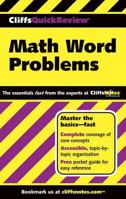CliffsQuickReview Math Word Problems (Cliffs Quick Review) 0764544926 Book Cover
