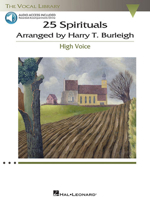25 Spirituals Arranged by Harry T. Burleigh: With a CD of Recorded Piano Accompaniments Low Voice, Book/CD 1458418227 Book Cover