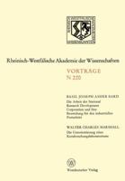 Natur, Ingenieur- Und Wirtschaftswissenschaften: Vortrage . N 220 3531082205 Book Cover