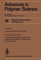 Advances in Polymer Science, Volume 18: Fortschritte Der Hochpolymeren-Forschung 3662155281 Book Cover