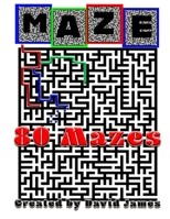 MAZE: 80 large mazes start to finish beat your best time. B096TL891Z Book Cover