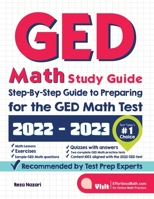 GED Math Study Guide: Step-By-Step Guide to Preparing for the GED Math Test 163719014X Book Cover