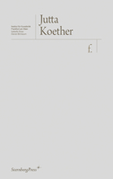 Jutta Koether: F. 3956790057 Book Cover