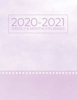 2020-2021 Weekly & Monthly Planner: 1 Jan 2020 - 31 Dec 2021 Weekly & Monthly Calendar (Priorities, Goals List) - Year Planner Daily Organizer Plan & Agenda Schedule Logbook 1704230454 Book Cover