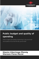 Public budget and quality of spending 6205854155 Book Cover