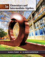 Student Workbook for Tussy & Gustafson's Elementary & Intermediate Algebra (Fourth Edition) 0495554782 Book Cover