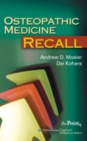 Osteopathic Medicine Recall (Recall Series) 0781766214 Book Cover