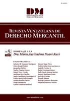 Revista Venezolana de Derecho Mercantil - V Edición - Tomo I: Homenaje a la Dra. María Auxiliadora Pisani Ricci B08R665DX9 Book Cover