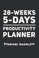 28-Weeks 5-Days Productivity Planner - Standard Booklets: Guided Productivity Planner - Best for Results & Growth Softcover 6x9 Includes Tips, Quotes & Quality Questions Nondated Entries 1691719692 Book Cover